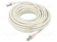 Patch cord; F/UTP; Cat: 6; RJ45 plug,both sides; stranded; CCA; 15m LANBERG