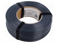 Filament: PET-G; 1.75mm; grey; 220÷250°C; 1kg; Table temp: 60÷80°C ROSA 3D