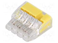 Quick splice; 32A; 600V; for cable; spring clamp; 0.75÷4mm2 SIMET