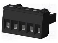 Pluggable terminal block; 5.08mm; straight; plug; female; UL94V-0 AMPHENOL ANYTEK