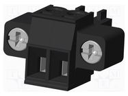 Pluggable terminal block; 3.81mm; straight; plug; female; UL94V-0 AMPHENOL ANYTEK