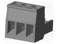 Pluggable terminal block; 5mm; straight; plug; female; for cable AMPHENOL ANYTEK