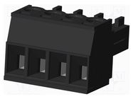 Pluggable terminal block; 3.81mm; straight; plug; female; UL94V-0 AMPHENOL ANYTEK