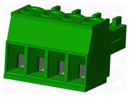 Pluggable terminal block; 3.81mm; straight; plug; female; 1.5mm2 AMPHENOL ANYTEK