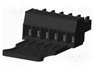 Pluggable terminal block; 3.81mm; straight; plug; female; UL94V-0 AMPHENOL ANYTEK