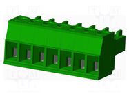 Pluggable terminal block; 3.81mm; straight; plug; female; UL94V-0 AMPHENOL ANYTEK