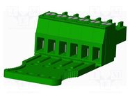 Pluggable terminal block; 3.5mm; straight; plug; female; UL94V-0 AMPHENOL ANYTEK