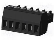 Pluggable terminal block; 3.5mm; straight; plug; female; UL94V-0 AMPHENOL ANYTEK