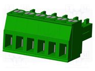 Pluggable terminal block; 3.5mm; straight; plug; female; 1.5mm2 AMPHENOL ANYTEK