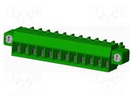 Pluggable terminal block; 3.81mm; straight; plug; female; 1.5mm2 AMPHENOL ANYTEK