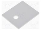 Heat transfer pad: ceramic; TO218,TO247; L: 21mm; W: 25mm; 25W/mK FISCHER ELEKTRONIK