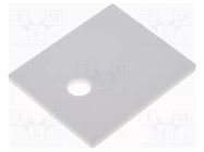 Heat transfer pad: ceramic; TO218,TO247; L: 21mm; W: 25mm; 25W/mK FISCHER ELEKTRONIK