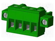 Pluggable terminal block; 5.08mm; straight; plug; female; 2.5mm2 AMPHENOL ANYTEK