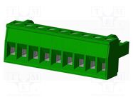 Pluggable terminal block; 5mm; straight; plug; female; for cable AMPHENOL ANYTEK