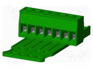 Pluggable terminal block; 5mm; straight; plug; female; for cable AMPHENOL ANYTEK