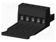 Pluggable terminal block; 5mm; straight; plug; female; for cable AMPHENOL ANYTEK