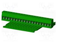 Pluggable terminal block; 5mm; straight; plug; female; for cable AMPHENOL ANYTEK