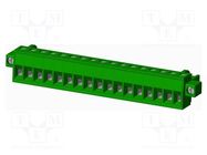 Pluggable terminal block; 5mm; straight; plug; female; for cable AMPHENOL ANYTEK