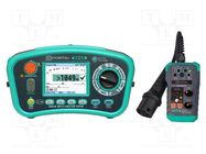 Meter: appliance meter; VAC: 300V,600V; IP40; Display: colour,LCD KYORITSU