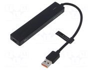 Hub USB; USB A socket x4,USB A plug,USB C socket; OTG,USB 3.2 VENTION