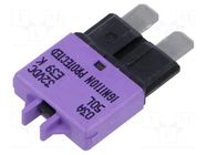 Fuse: thermal; 3A; 32VDC; automotive; 19.75mm; E39 GLOSO