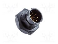 Connector: circular; socket; size B; male; PIN: 3; bayonet; 10A; IP67 AMPHENOL LTW