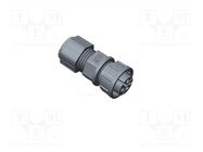 Connector: AC supply; soldering; female; 20A; for cable; IP67 AMPHENOL LTW