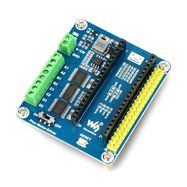 DC Motor Driver Module - four channel - hat for Raspberry Pi Pico - Waveshare 19764