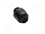 Coupler; PIN: 8; plastic; Layout: 8p8c; RJ45 socket,both sides AMPHENOL LTW