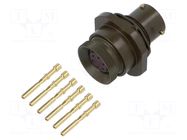 Connector: military; socket; female; PIN: 6; VG95328; 5A; crimped AMPHENOL AIR