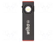 Torch: LED; 60lm,100lm,150lm,500lm,800lm; black; IPX5 WIHA