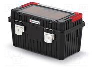 Suitcase: toolbox; 585x360x337mm; polymer; HEAVY; 25kg KISTENBERG