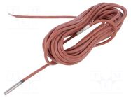 Sensor: temperature; Pt100; cl.B; Body dim: Ø5.7x28mm; plug-in DANFOSS