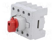 Switch-disconnector; Poles: 4; for DIN rail mounting; 16A; KU KATKO