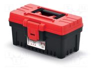 Box; tool case; black-red; polymer; EVO; 296x177x155mm; 10kg KISTENBERG