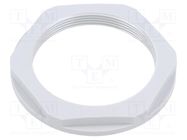 Nut; M50; polyamide; 60mm; light grey; Thread: metric; Pitch: 1.5 TE Connectivity