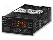 Module: meter; AC/DC voltage,AC/DC current; 24VDC; K3GN; 5 digits OMRON