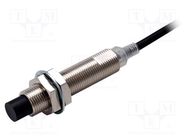 Sensor: inductive; OUT: PNP / NO; 0÷10mm; 10÷30VDC; M12; IP67; 100mA OMRON