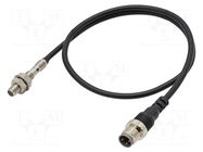 Sensor: inductive; OUT: PNP / NO; 0÷1.2mm; 10÷30VDC; M5; 0.3m; IP67 OMRON