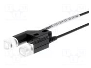 Sensor: fiber-optic; Oper.mode: transmitter-receiver OMRON