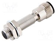 Sensor: inductive; OUT: PNP / NO; 0÷3mm; 10÷30VDC; M8; IP67; 100mA 