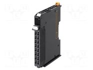 Module: in/out extension; 0÷55°C; IP20; NX; for DIN rail mounting OMRON