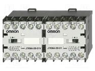 Contactor: 3-pole reversing; Auxiliary contacts: NC; 24VDC; 9A OMRON