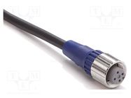 Connection lead; M12; PIN: 4; straight; 10m; plug; 0.8A; XS2; PVC OMRON