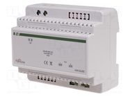 Mains; for DIN rail mounting; 85÷264VAC; IP20; F&Home; 0÷40°C F&F