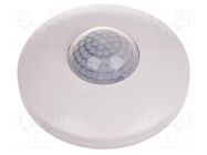 Sensor: movement; wall mount; 195÷265VAC; IP40; 4A; -10÷40°C; 360° F&F