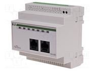 LED controller; for DIN rail mounting; 24VDC; IP20; F&Home; RJ45 F&F