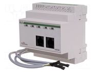 Temperature sensor module; CAN; for DIN rail mounting; 24VDC F&F