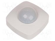 Sensor: movement; wall mount; 195÷265VAC; IP65; 10A; -20÷40°C; 0.5W F&F