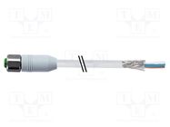 Connection lead; M12; PIN: 5; straight; 10m; plug; 60VAC; 7014; PVC MURR ELEKTRONIK